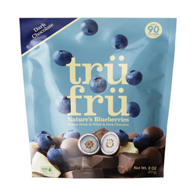 Tru Fru Blueberries In White & Dark Chocolate - 8 Oz - Image 1