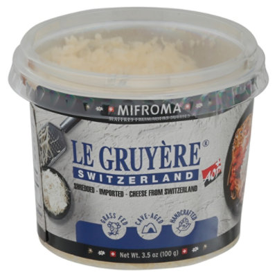 Mifroma Shredded Gruyere Cheese - 3.5 Oz. - Andronico's