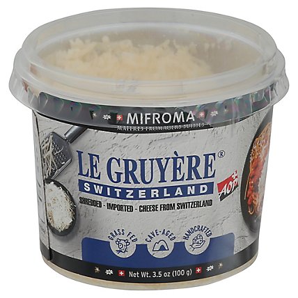 Mifroma Shredded Gruyere Cheese - 3.5 Oz. - Image 3