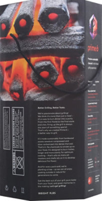 Prime 6 Charcoal Briquettes Premium - 9 Lb - Image 4