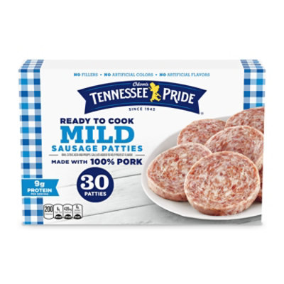 Odoms Tennessee Pride Mild Sausage Patty 30 Count - 40 Oz. - Image 1