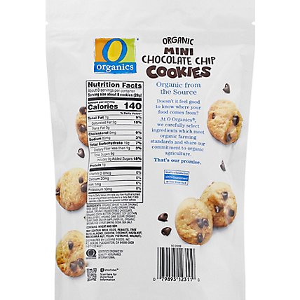 O Organics Cookies Chocolate Chip Mini - 8 Oz - Image 6