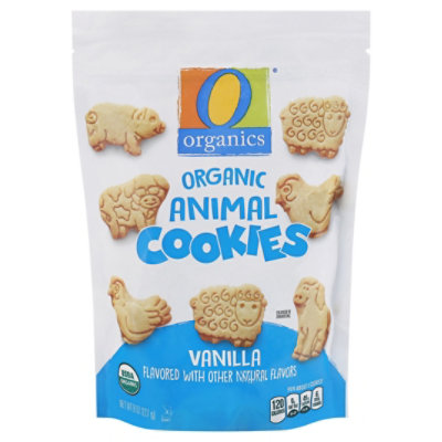 O Organics Cookies Animal Vanilla - 8 Oz