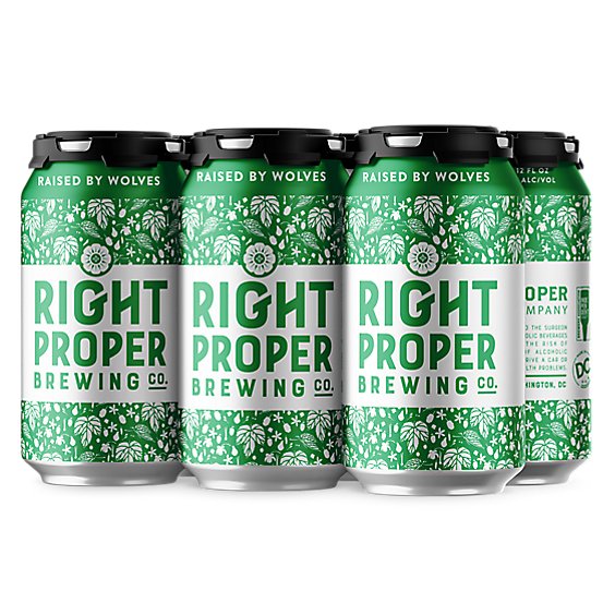 Right Proper Raised By Wolves In Cans - 6-12 Fl. Oz.