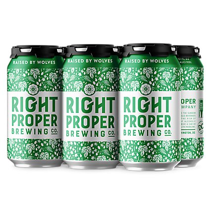Right Proper Raised By Wolves In Cans - 6-12 Fl. Oz. - Image 1