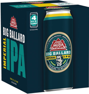 Redhook Big Ballard Imperial IPA Cans - 4-16 Fl. Oz.