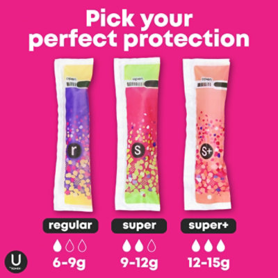 U by Kotex Click Compact Regular Tampons - 45 Count - Image 3