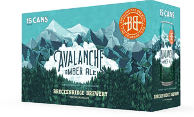 Breckenridge Brewery Avalanche Amber Ale Cans - 15-12 Fl. Oz. - Image 1