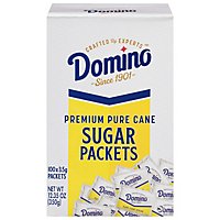 Domino White Sugar Packets - .78 Lb - Image 1