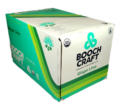 Boochcraft Ginger Lime Rosehips In Cans - 6-12 Fl. Oz.