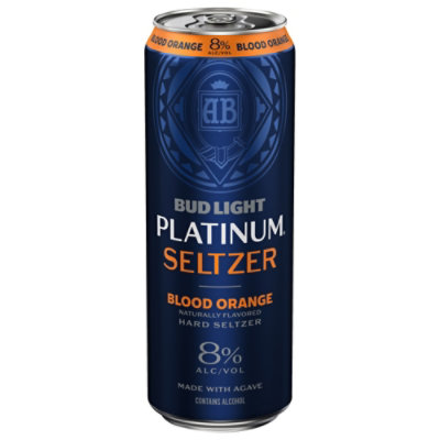 Bud Light Platinum Seltzer Blood Orange Hard Seltzer 25 Fl. Oz. acmemarkets