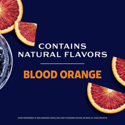 Bud Light Platinum Seltzer Blood Orange Hard Seltzer - 25 Fl. Oz. - Image 4
