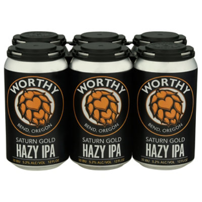 Worthy Seasonal Hazy In Cans - 6-12 Fl. Oz. - Image 3