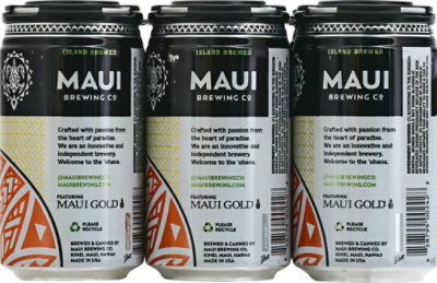 Maui Brew Mana Wheat In Cans - 6-12 Fl. Oz. - Image 4