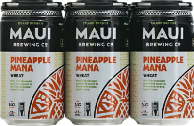 Maui Brew Mana Wheat In Cans - 6-12 Fl. Oz. - Image 2