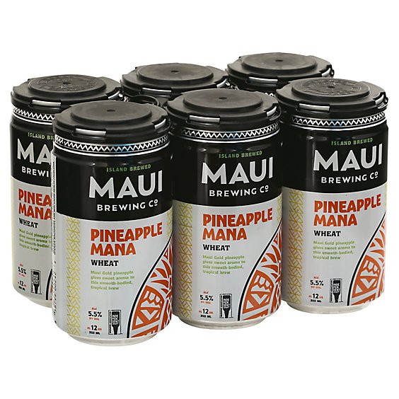 Maui Brew Mana Wheat In Cans - 6-12 Fl. Oz.