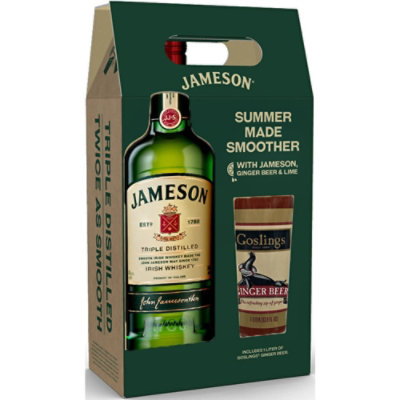 Jameson Original Irish Whiskey Gift Set With Ginger Beer 750 Ml