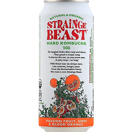 Strainge Beast Passionfruit Blood Orange & Hops In Cans - 16 Fl. Oz. - Image 5