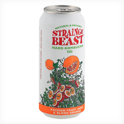 Strainge Beast Passionfruit Blood Orange & Hops In Cans - 16 Fl. Oz.
