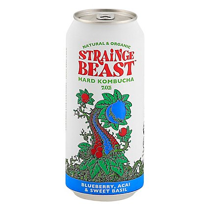 Strainge Beast Blueberry Acai & Sweet Basil In Cans - 16 Fl. Oz. - Image 3