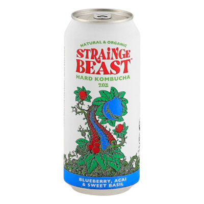 Strainge Beast Blueberry Acai & Sweet Basil In Cans - 16 Fl. Oz. - Image 3