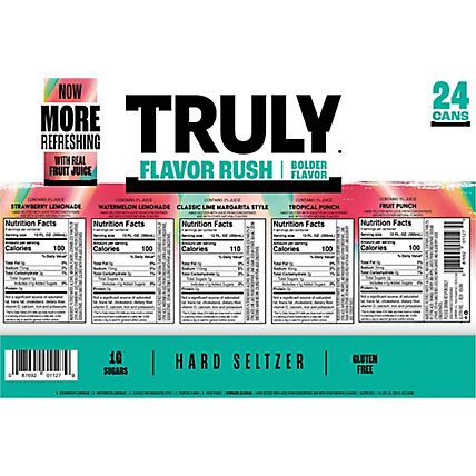 Truly Hard Seltzer Lemonade Variety Pack Spiked & Sparkling Water - 24-12 Fl. Oz. - Image 8