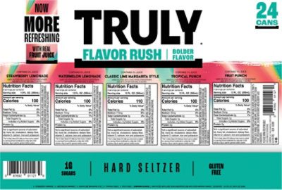 Truly Hard Seltzer Flavor Rush Variety Pack In Cans - 24-12 Fl. Oz. - Image 5