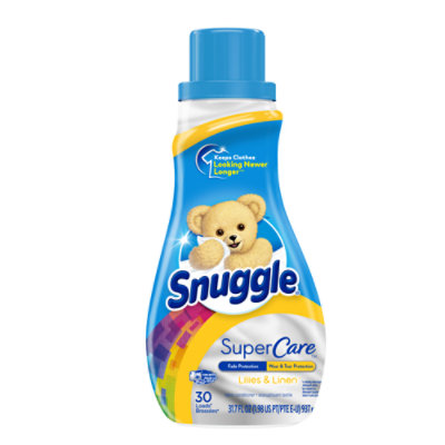 Snuggle Supercare Fabric Softener Liquid Lilies & Linen 30 Loads - 31.7 Oz