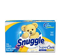 Snuggle Supercare Fabric Conditioner Dryer Sheets Lilies & Linen - 70 Count