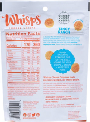 Whisps Crisp Tangy Ranch Cheese - 2.12 Oz - Image 6