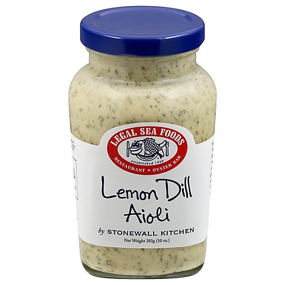 Legal Sea Foods Sauce Aiolo Lemon Dill - 10 Oz