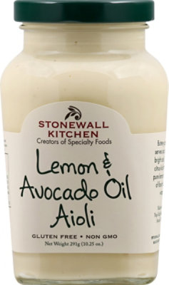 Stonewall Kitchen Aioli Lmn Avocado Oil - 10.25 Oz - Image 2