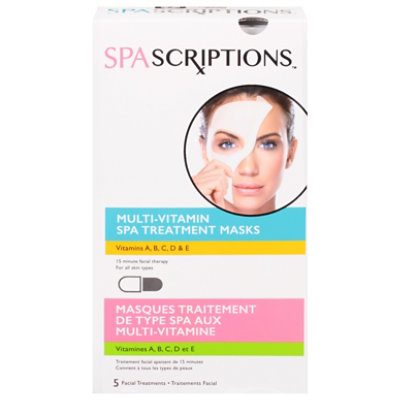 Global Spa Multi Vitamin Mask - 5 Count - Image 3