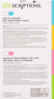 Global Spa Multi Vitamin Mask - 5 Count - Image 5