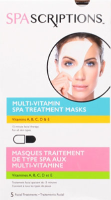 Global Spa Multi Vitamin Mask - 5 Count - Image 2