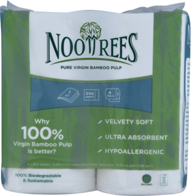 Nootrees Toilet Tissue 4rl 300sht - 1 Each - Image 2