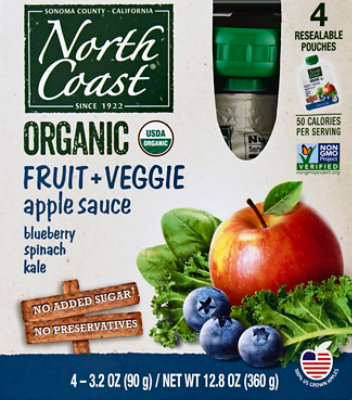 North Coast Pouch Apple Kale Spinach - 4 Count - Image 2