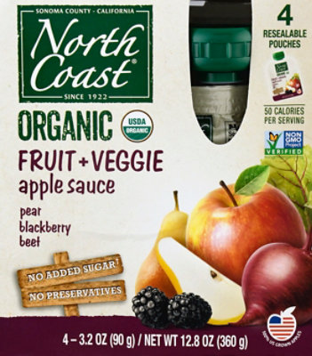 North Coast Pouch Apple Blackberry Pear - 4 Count - Image 2