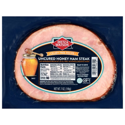 Dietz & Watson Ham Steak Honey Cured - 7 Oz - Image 2