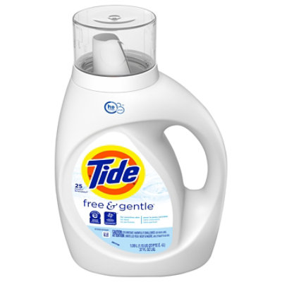 Tide Free & Gentle HE Compatible Liquid Laundry Detergent 25 Loads - 32 Fl. Oz.