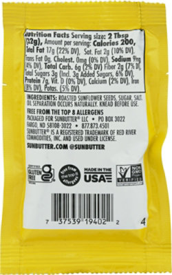 Sunbutter Natural Butter Sunflwr Natural - 1.1 Oz - Image 6