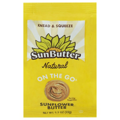 Sunbutter Natural Butter Sunflwr Natural - 1.1 Oz