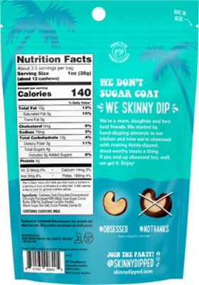 SkinnyDipped Dark Chocolate Cocoa Cashews Pouch - 3.5 Oz - Image 6