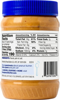 Pnt Bttr & Co Peanut Bttr Smply Crnchy - 16 Oz - Image 6
