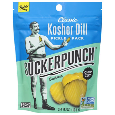 Suckerpunch Pickle Chips Classic Dill - 3.4 Oz - Image 3