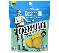 Suckerpunch Pickle Chips Classic Dill - 3.4 Oz