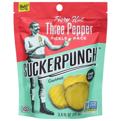 Suckerpunch Pickle Chips 3 Pepper - 3.4 Oz - Image 3