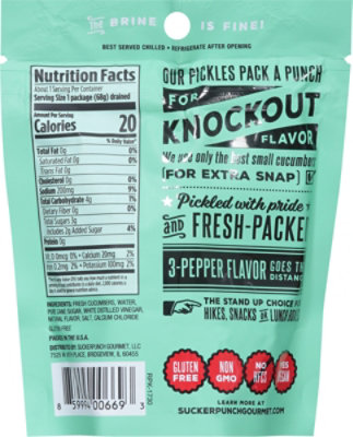 Suckerpunch Pickle Chips 3 Pepper - 3.4 Oz - Image 5