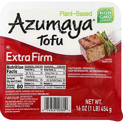 Azumaya Tofu Extra Firm - 16 Oz - Image 2