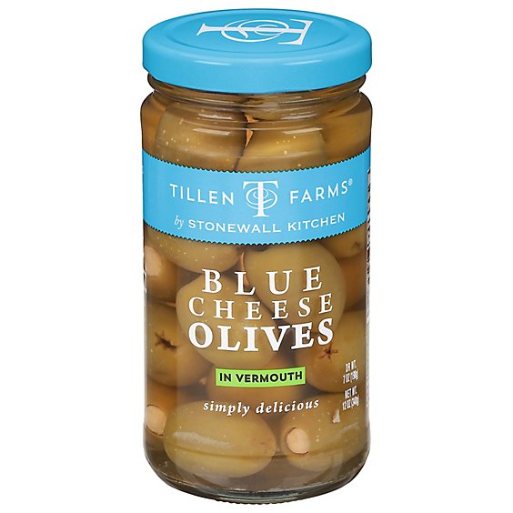 Tillen Farms Olives Blue Cheese - 12 Oz